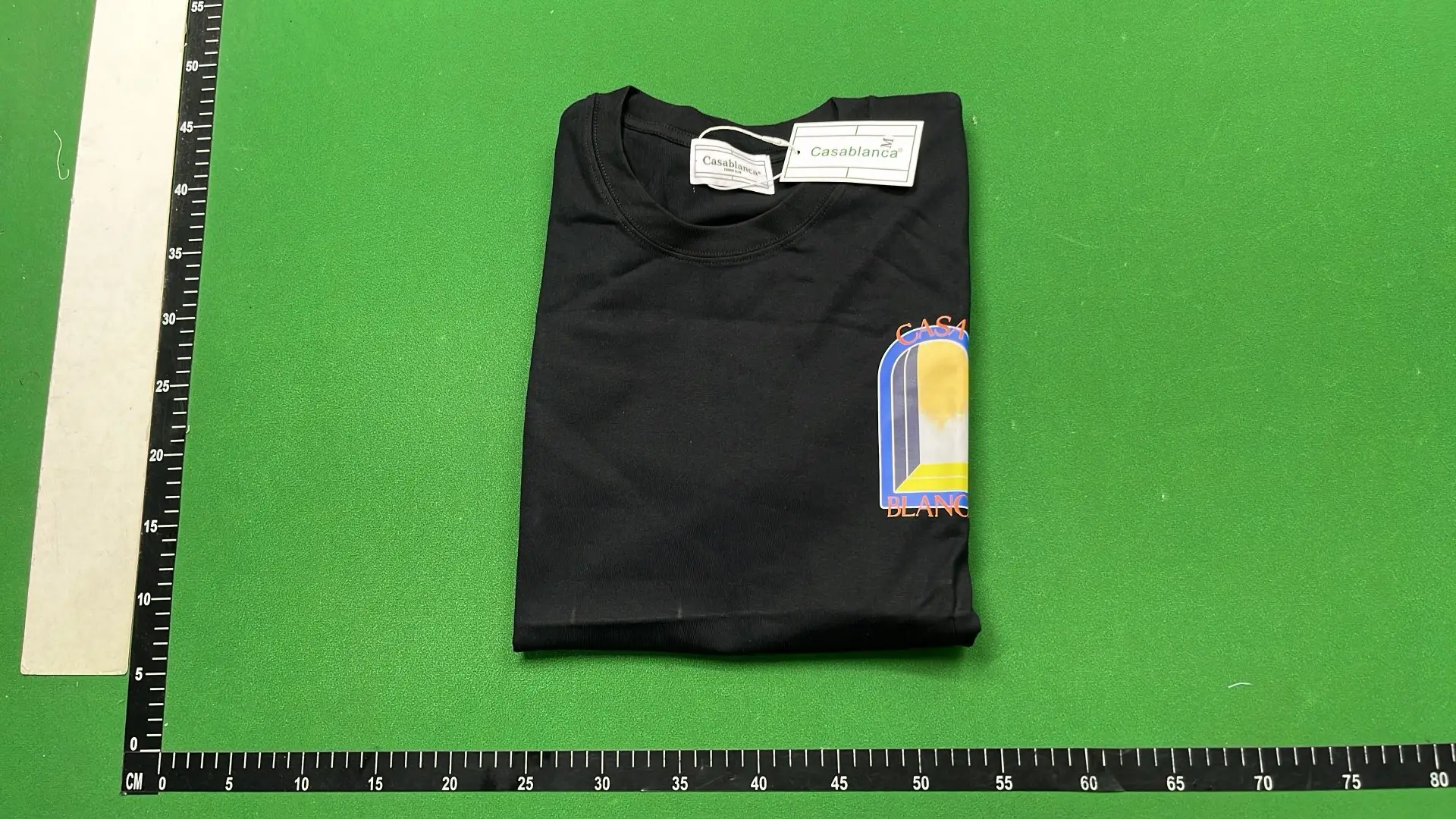 1:1 Batch CASABLANCA T-shirt  in the Best OopBuy Spreadsheet QC photos