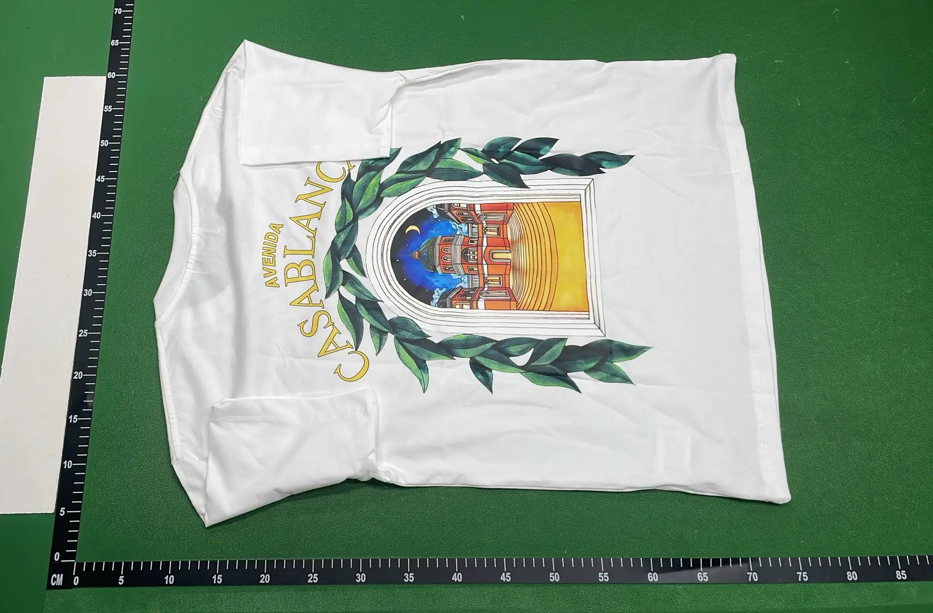 1:1 Batch CASABLANCA T-shirt  in the Best OopBuy Spreadsheet QC photos
