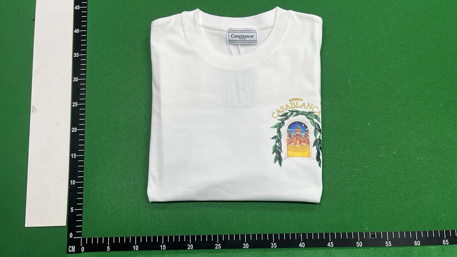 1:1 Batch CASABLANCA T-shirt  in the Best OopBuy Spreadsheet QC photos