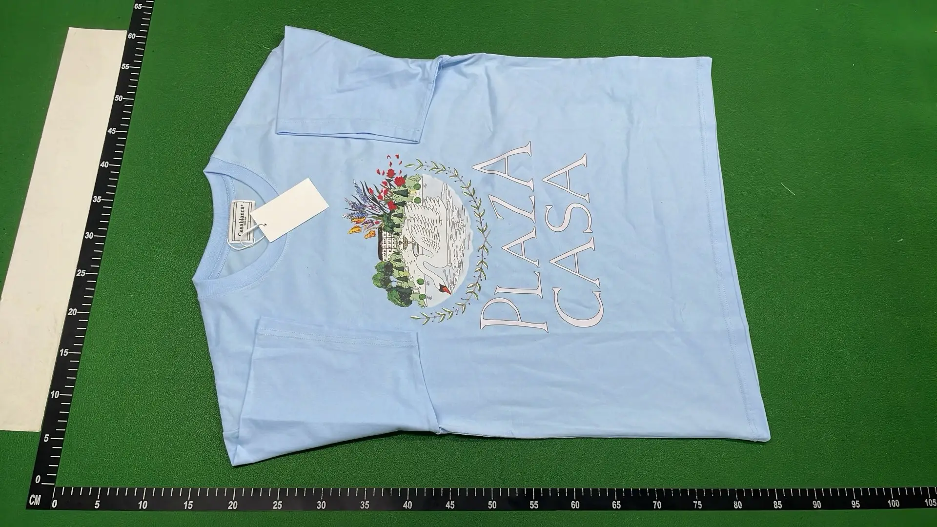 1:1 Batch CASABLANCA T-shirt  in the Best OopBuy Spreadsheet QC photos
