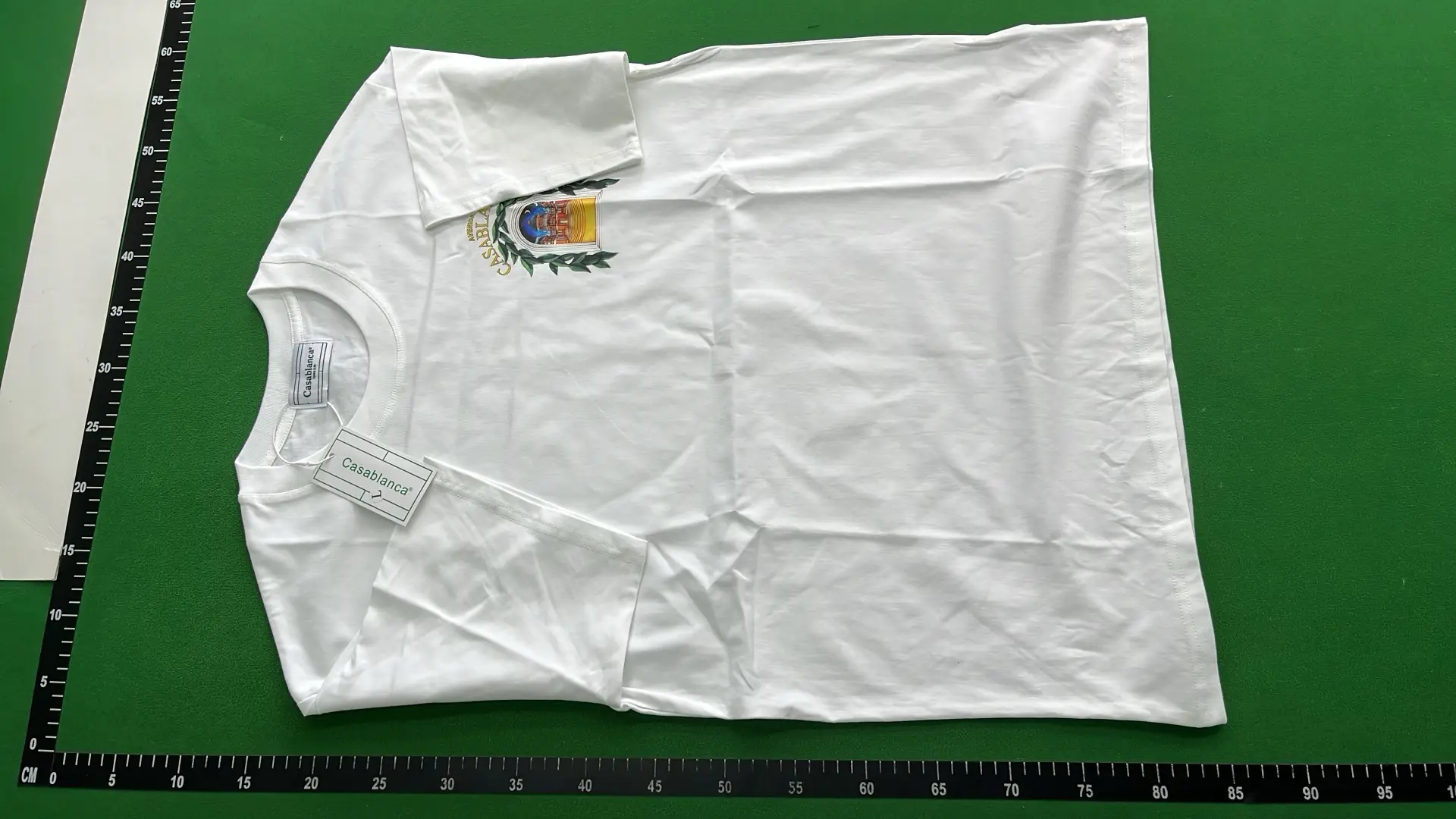 1:1 Batch CASABLANCA T-shirt  in the Best OopBuy Spreadsheet QC photos