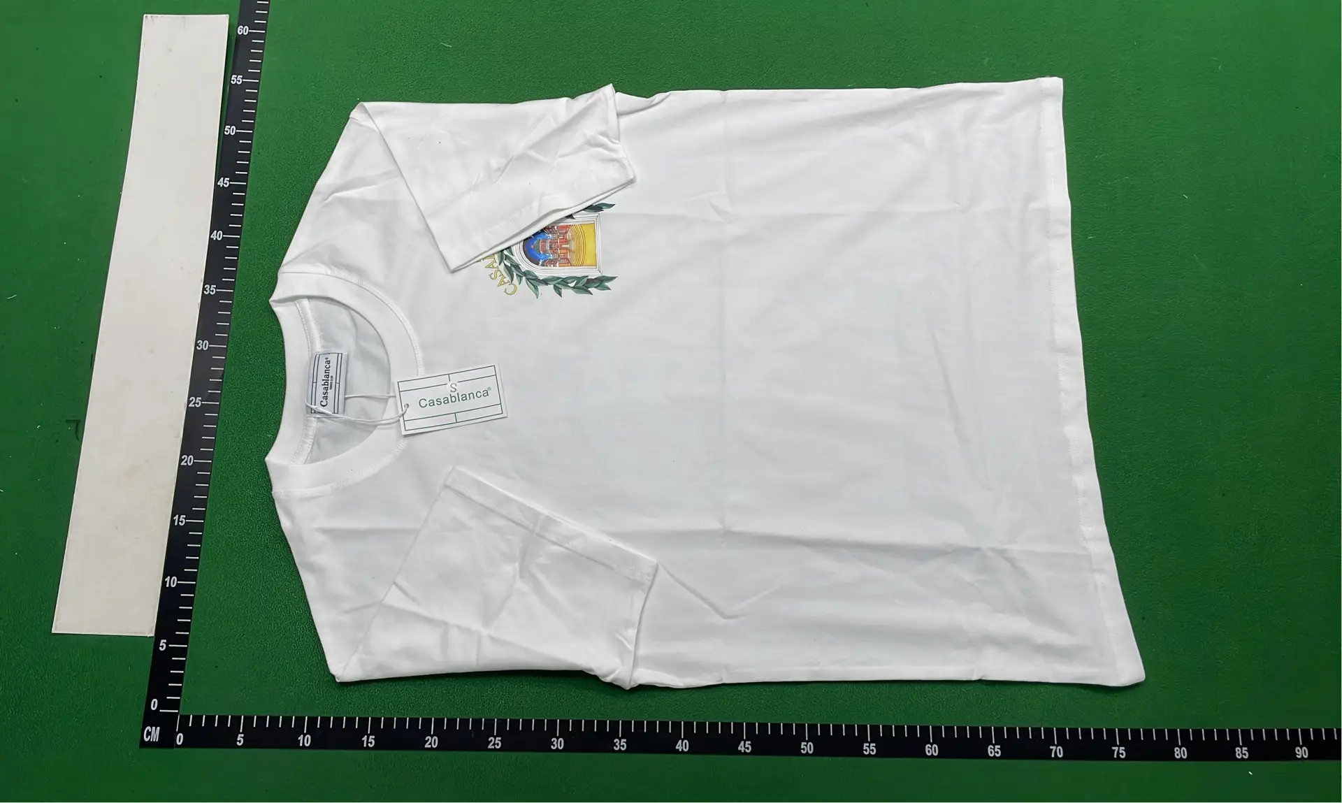 1:1 Batch CASABLANCA T-shirt  in the Best OopBuy Spreadsheet QC photos