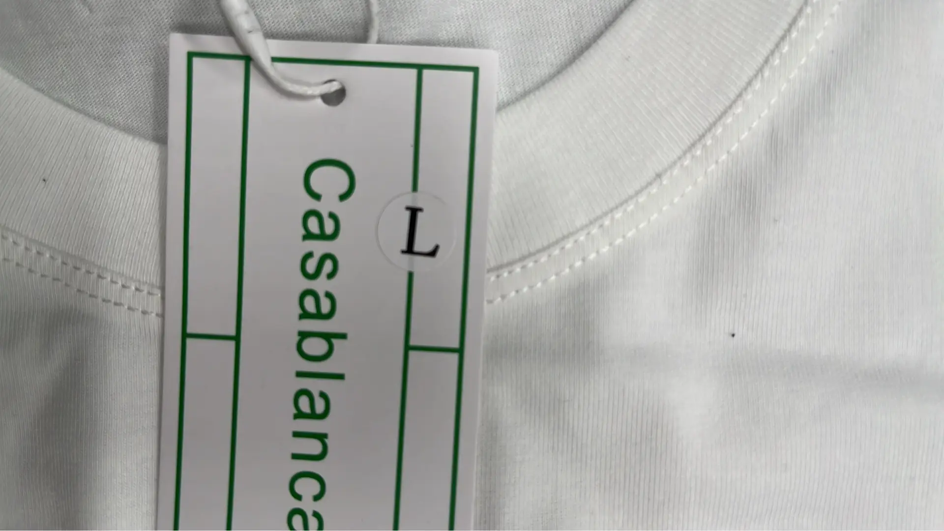 1:1 Batch CASABLANCA T-shirt  in the Best OopBuy Spreadsheet QC photos