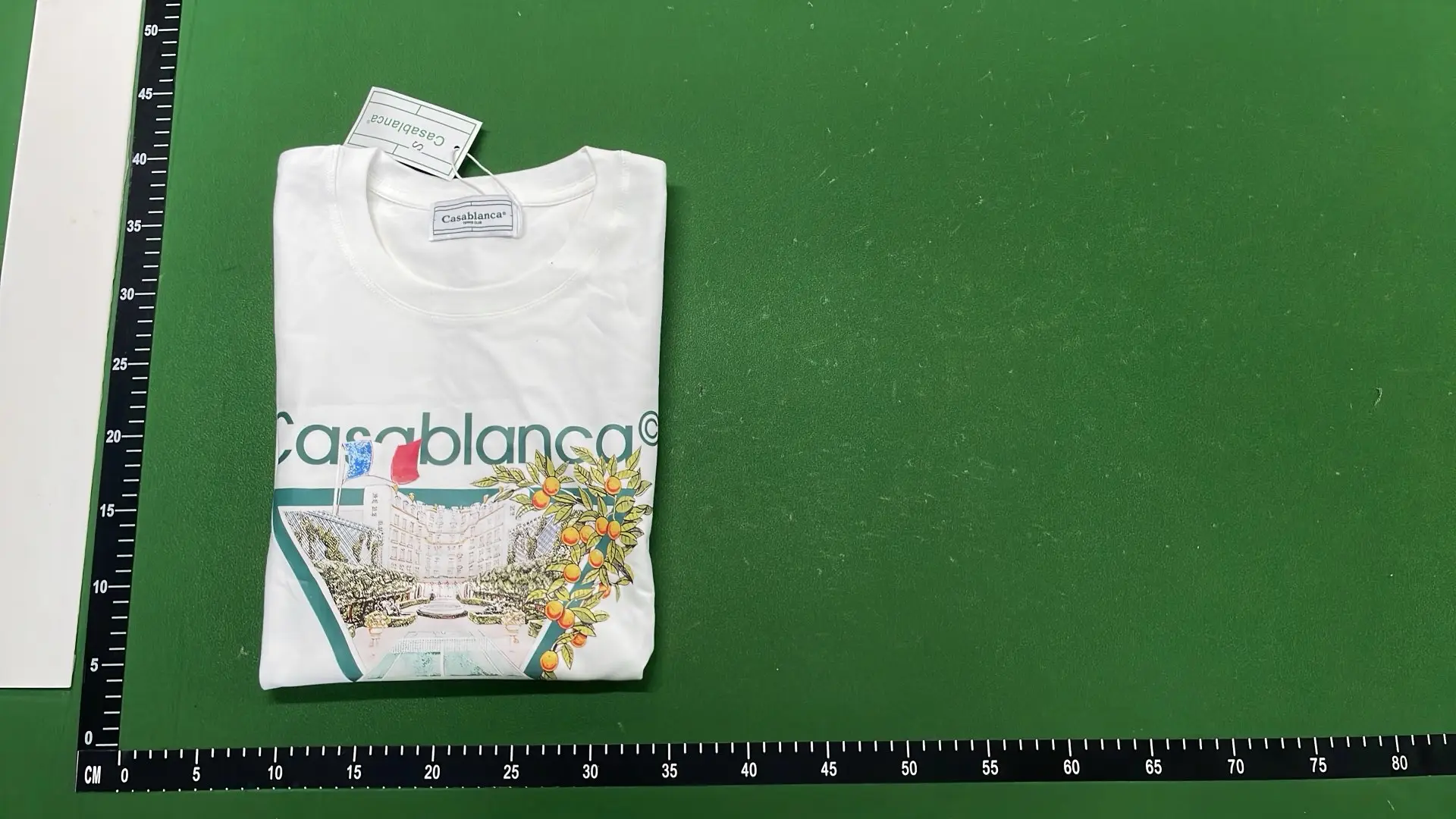 1:1 Batch CASABLANCA T-shirt  in the Best OopBuy Spreadsheet QC photos