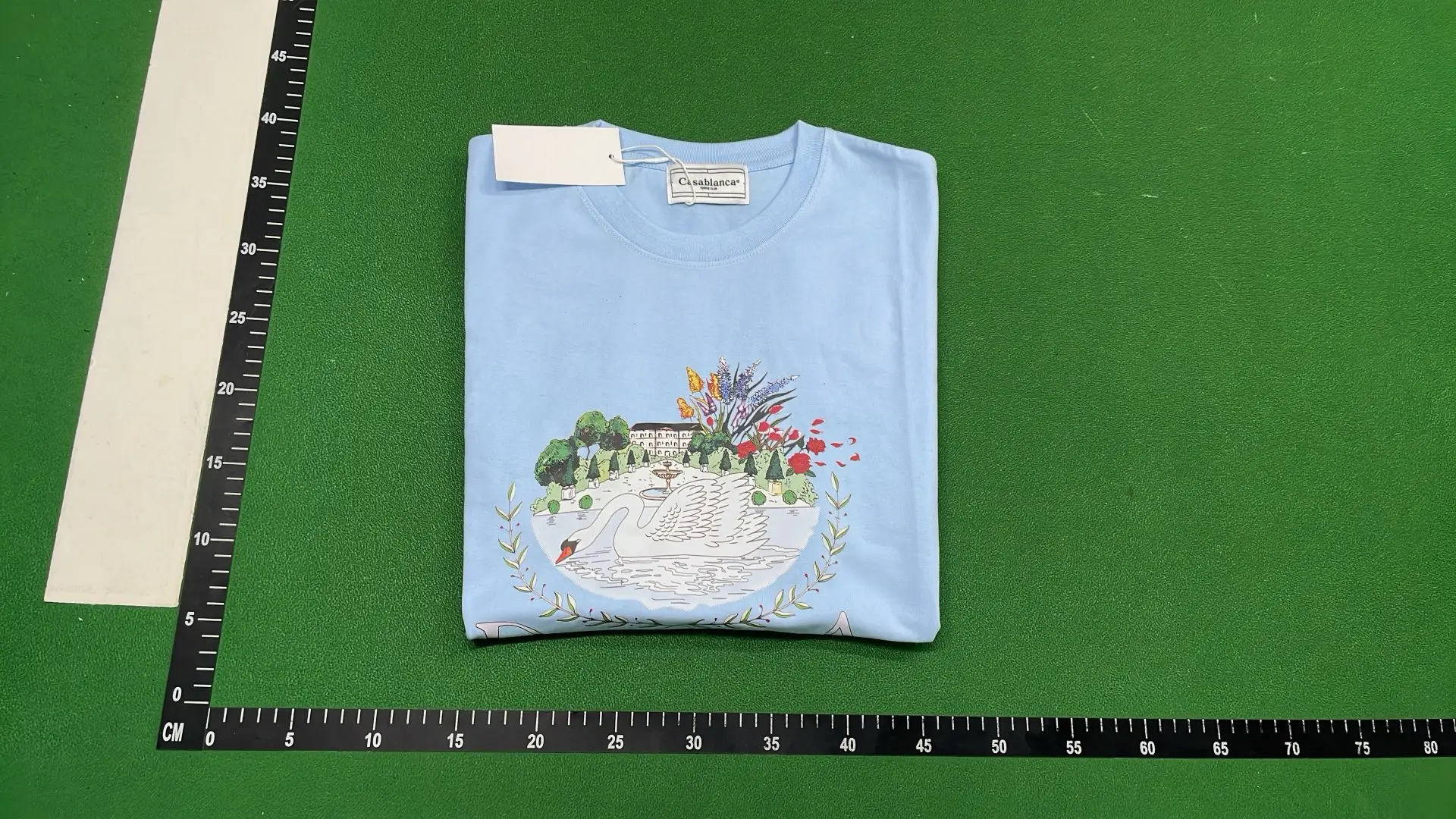 1:1 Batch CASABLANCA T-shirt  in the Best OopBuy Spreadsheet QC photos