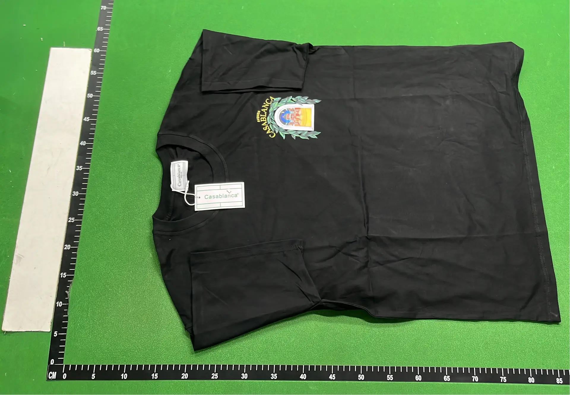 1:1 Batch CASABLANCA T-shirt  in the Best OopBuy Spreadsheet QC photos