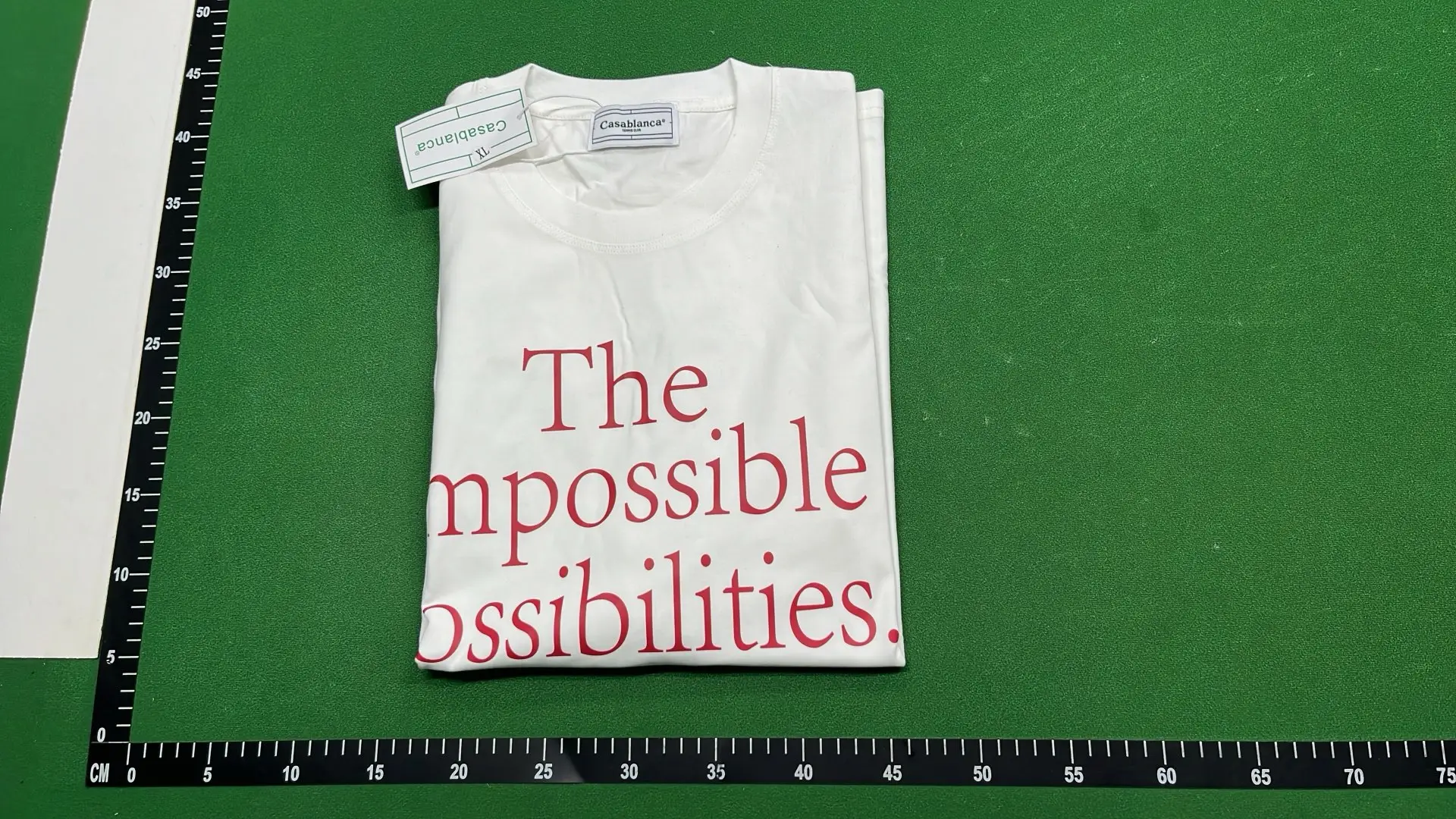 1:1 Batch CASABLANCA T-shirt  in the Best OopBuy Spreadsheet QC photos
