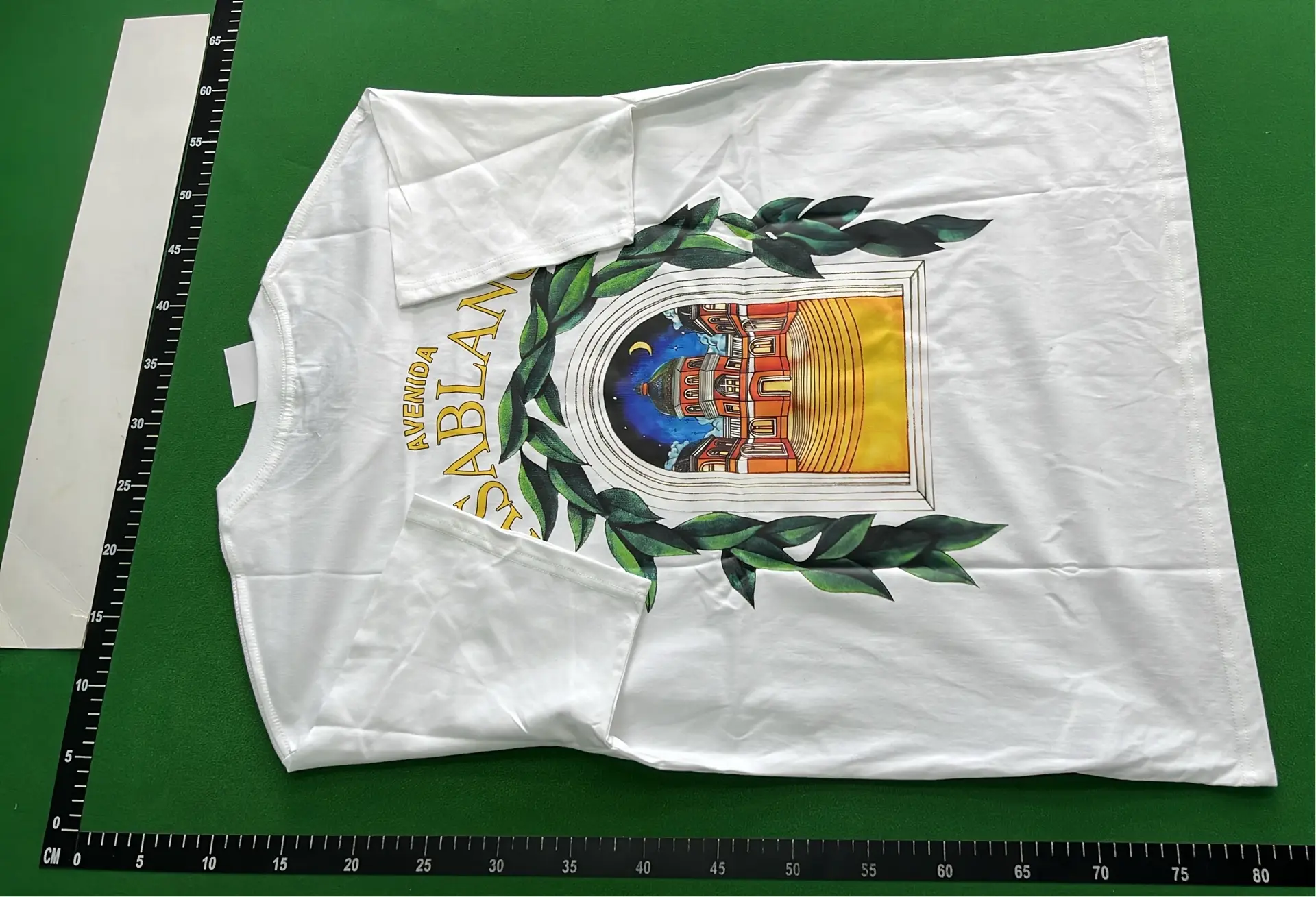 1:1 Batch CASABLANCA T-shirt  in the Best OopBuy Spreadsheet QC photos