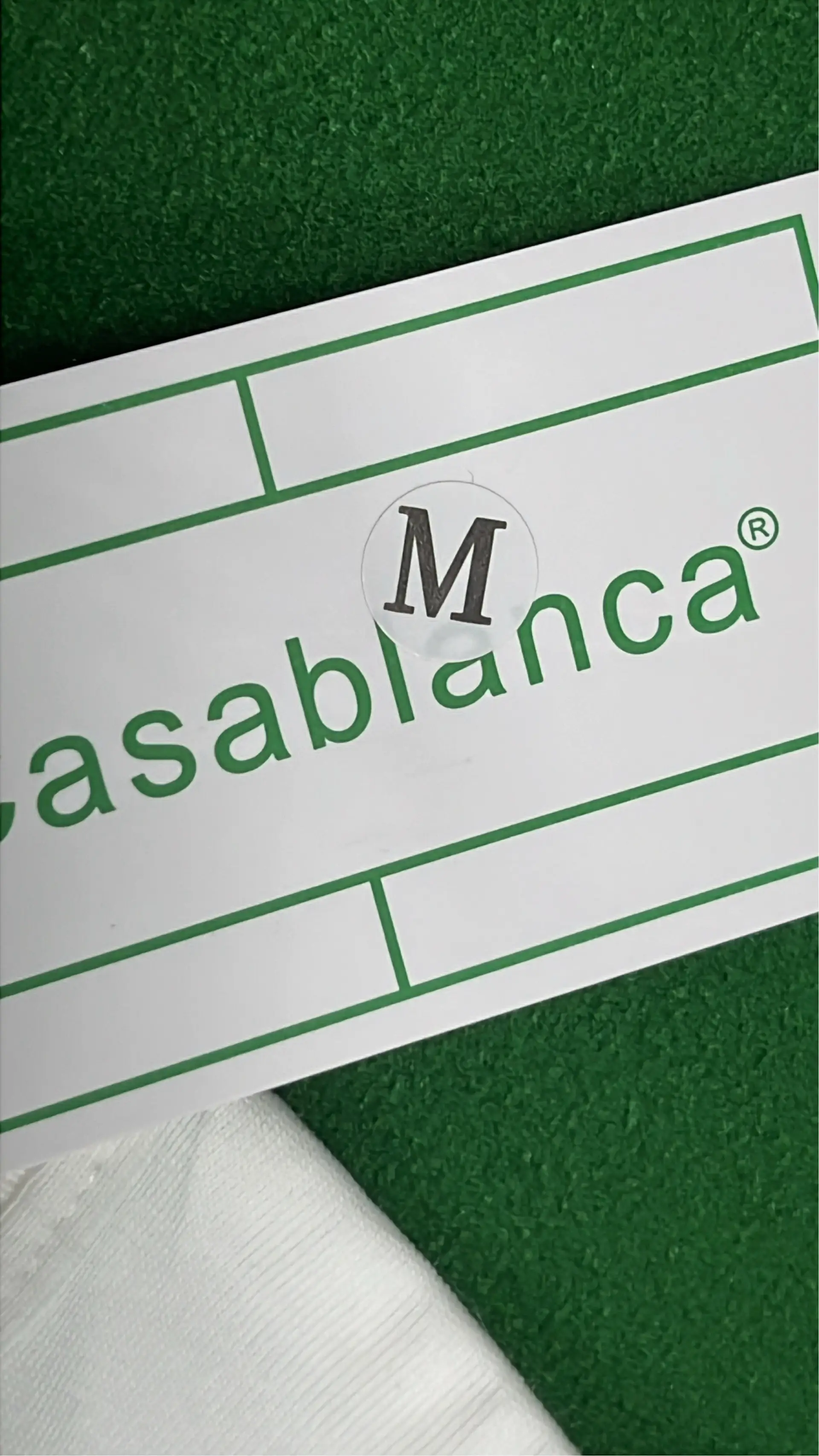 1:1 Batch CASABLANCA T-shirt  in the Best OopBuy Spreadsheet QC photos