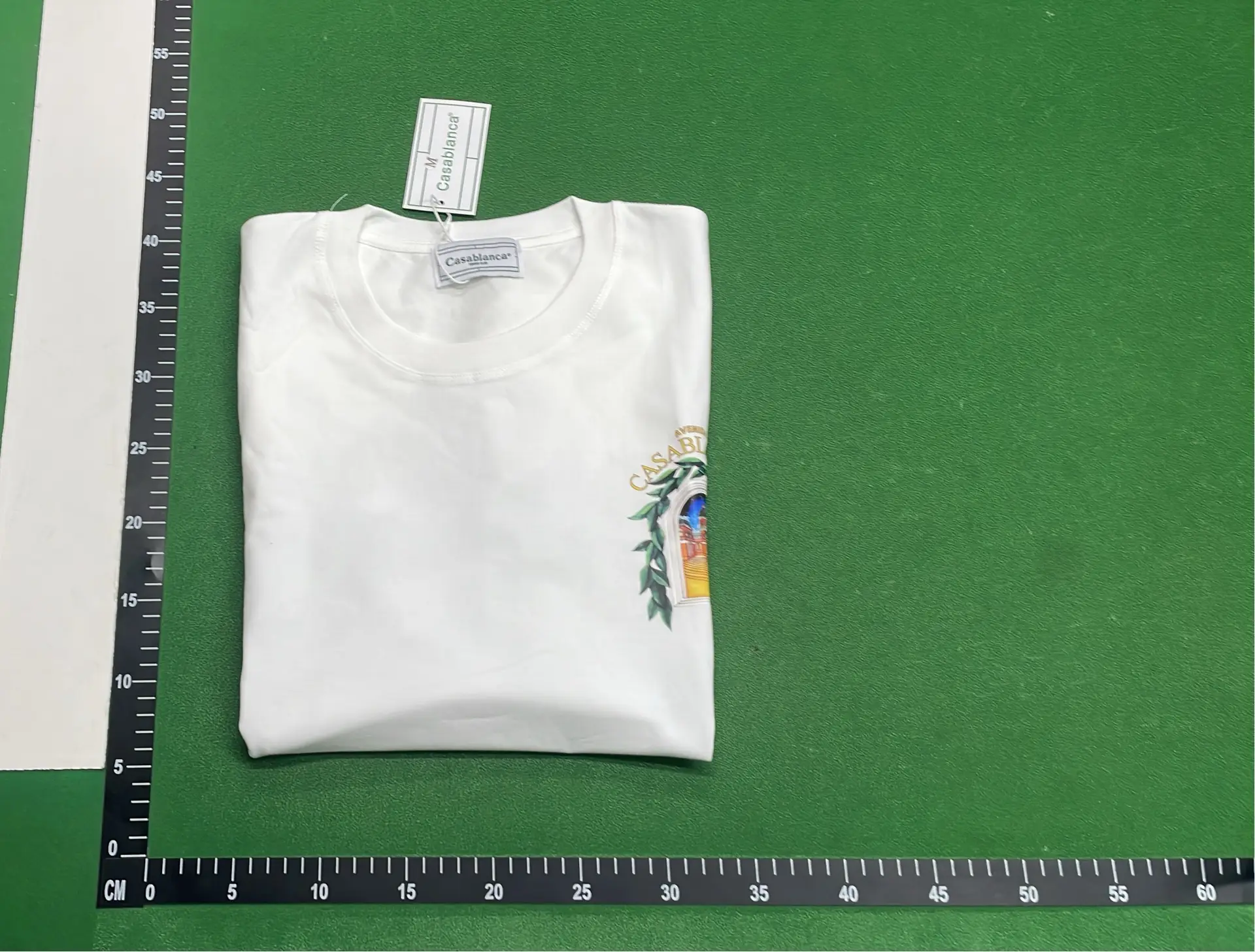 1:1 Batch CASABLANCA T-shirt  in the Best OopBuy Spreadsheet QC photos