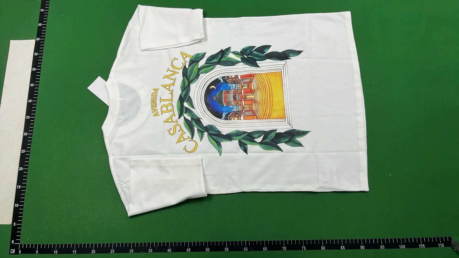 1:1 Batch CASABLANCA T-shirt  in the Best OopBuy Spreadsheet QC photos