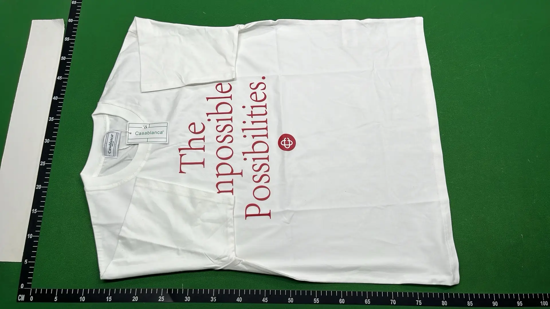 1:1 Batch CASABLANCA T-shirt  in the Best OopBuy Spreadsheet QC photos