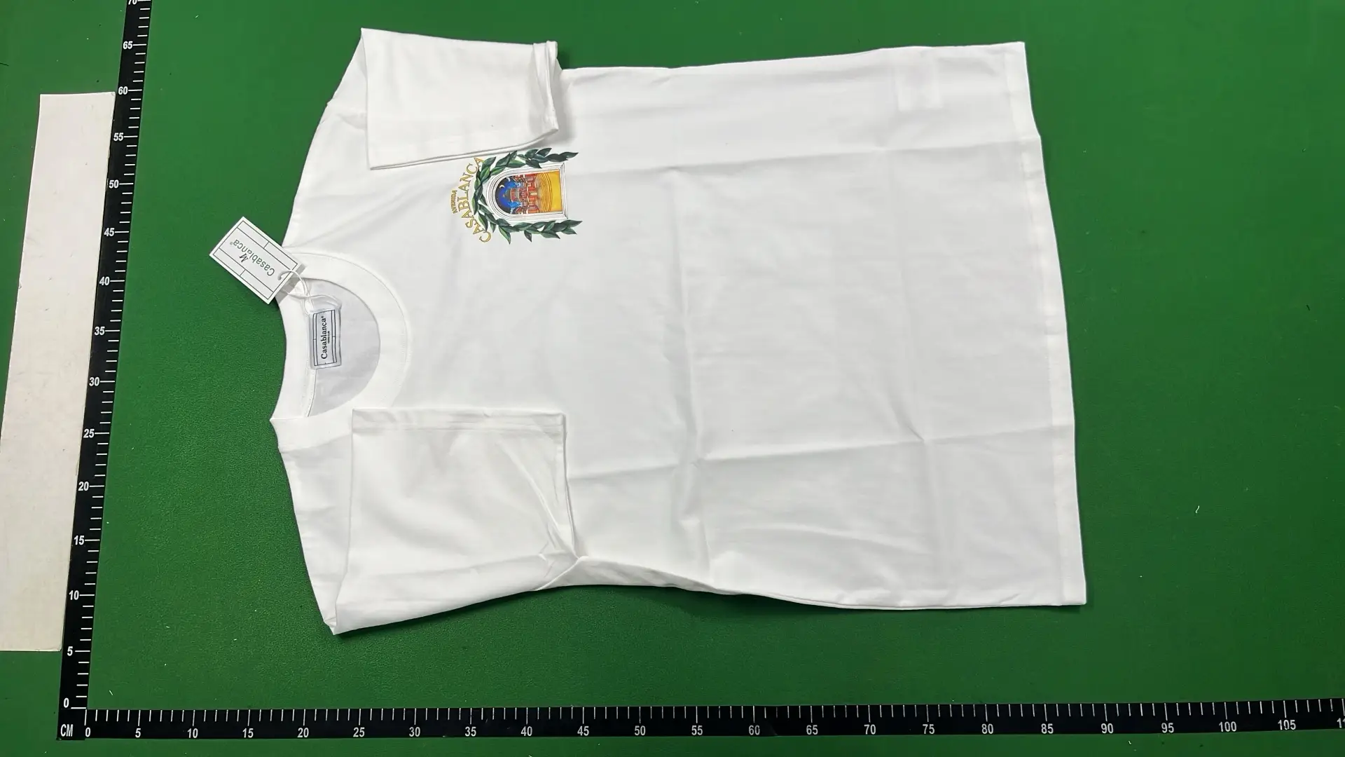1:1 Batch CASABLANCA T-shirt  in the Best OopBuy Spreadsheet QC photos