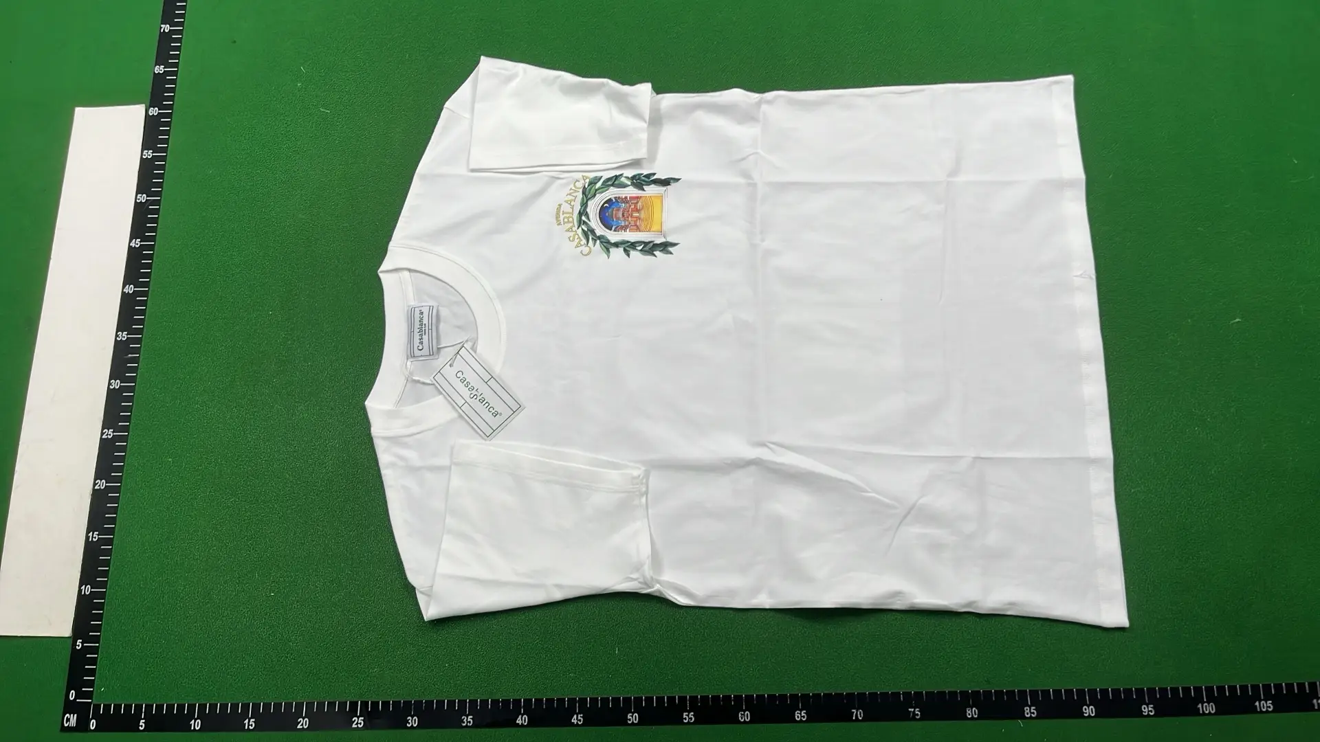 1:1 Batch CASABLANCA T-shirt  in the Best OopBuy Spreadsheet QC photos
