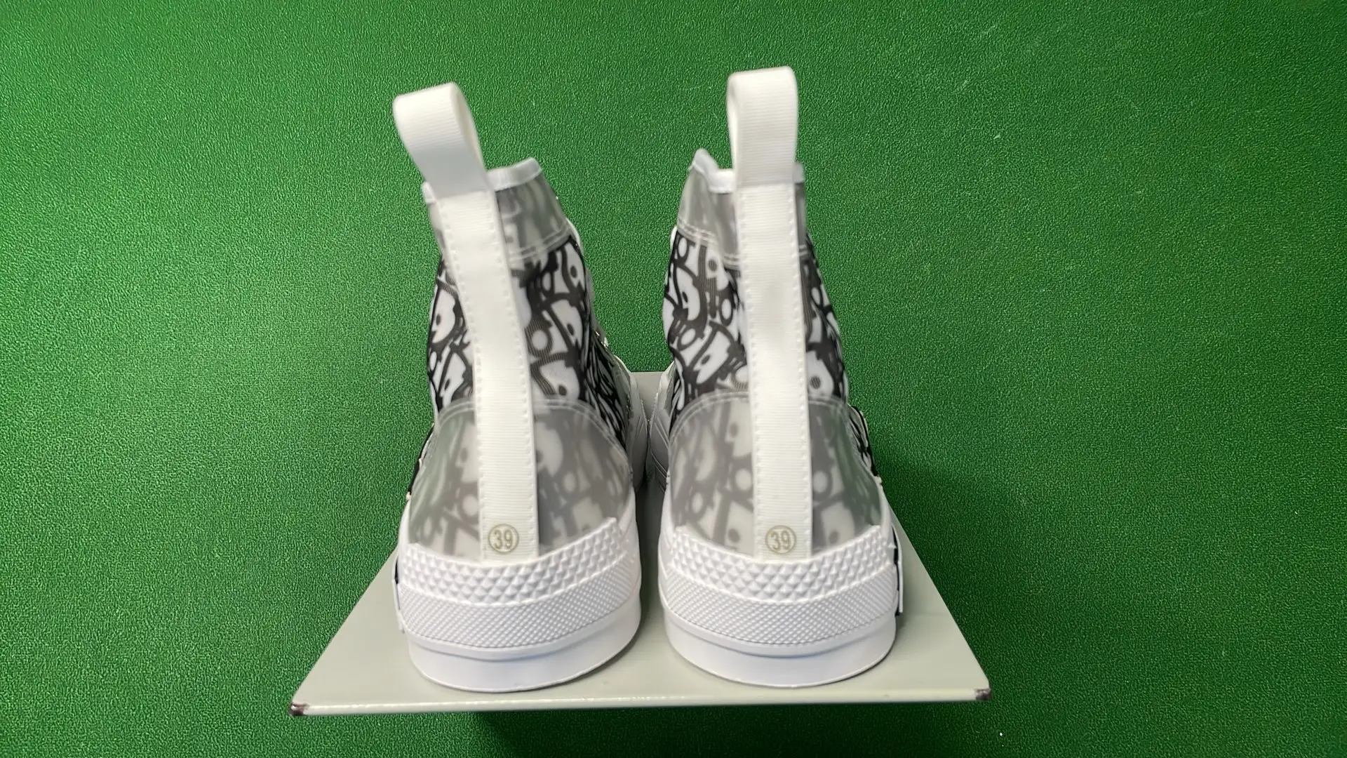  🔥1:1 batch D home high top shoes breathable canvas shoes white shoes，flat bottom printed letter sports shoes – QC photos preview | CnFans  | 7528699318
