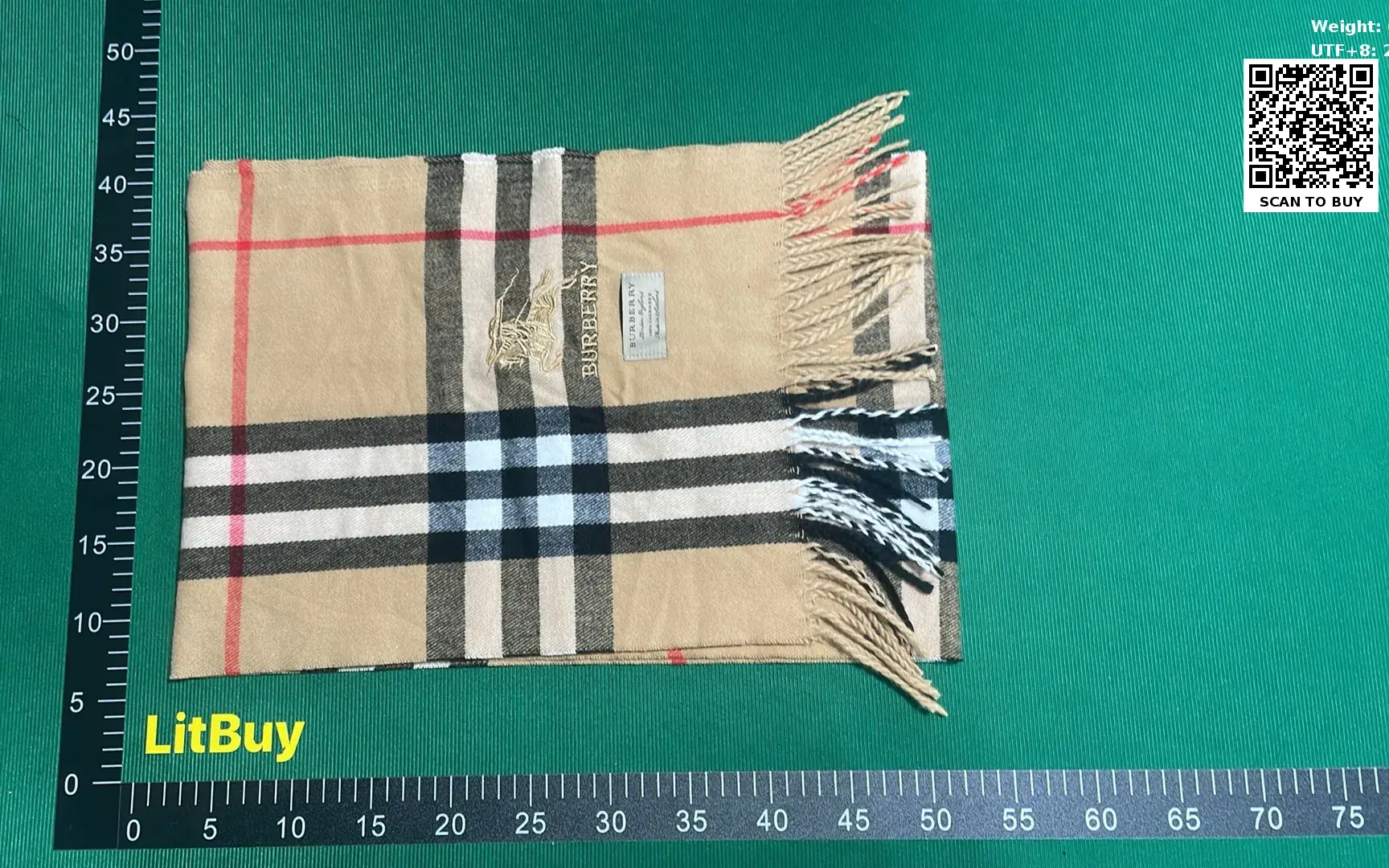 1:1 Batch Burberry scarf  in the Best OopBuy Spreadsheet QC photos