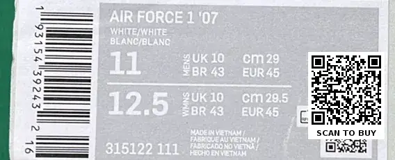Nike Air Force 1 （20+）  in the Best OopBuy Spreadsheet QC photos