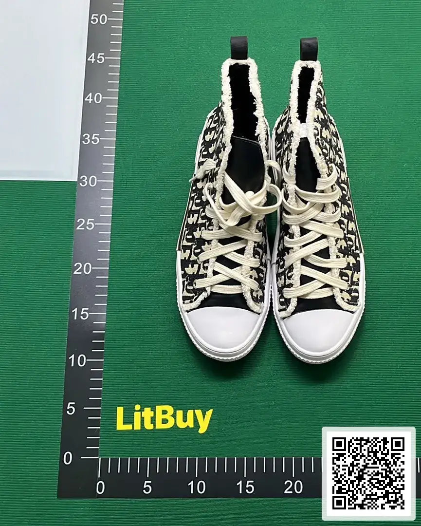  🔥1:1 batch D's B23 high-top canvas breathable mesh letters all-match lace-up casual sneakers-P4M – QC photos preview | CnFans  | 7529633020
