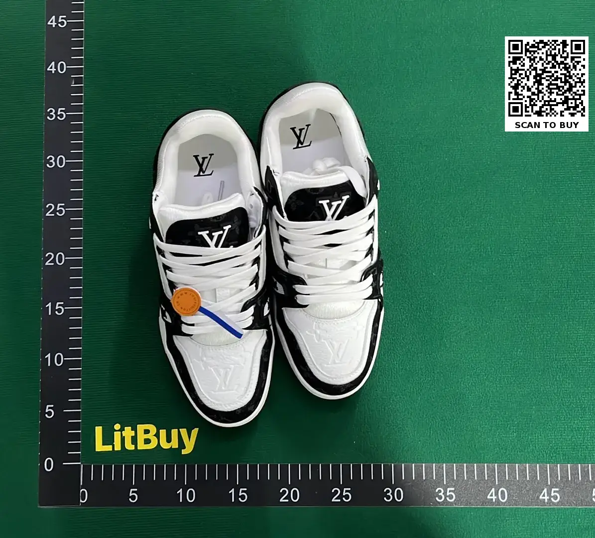 B3D 系带平底低帮板鞋-L  in the Best OopBuy Spreadsheet QC photos