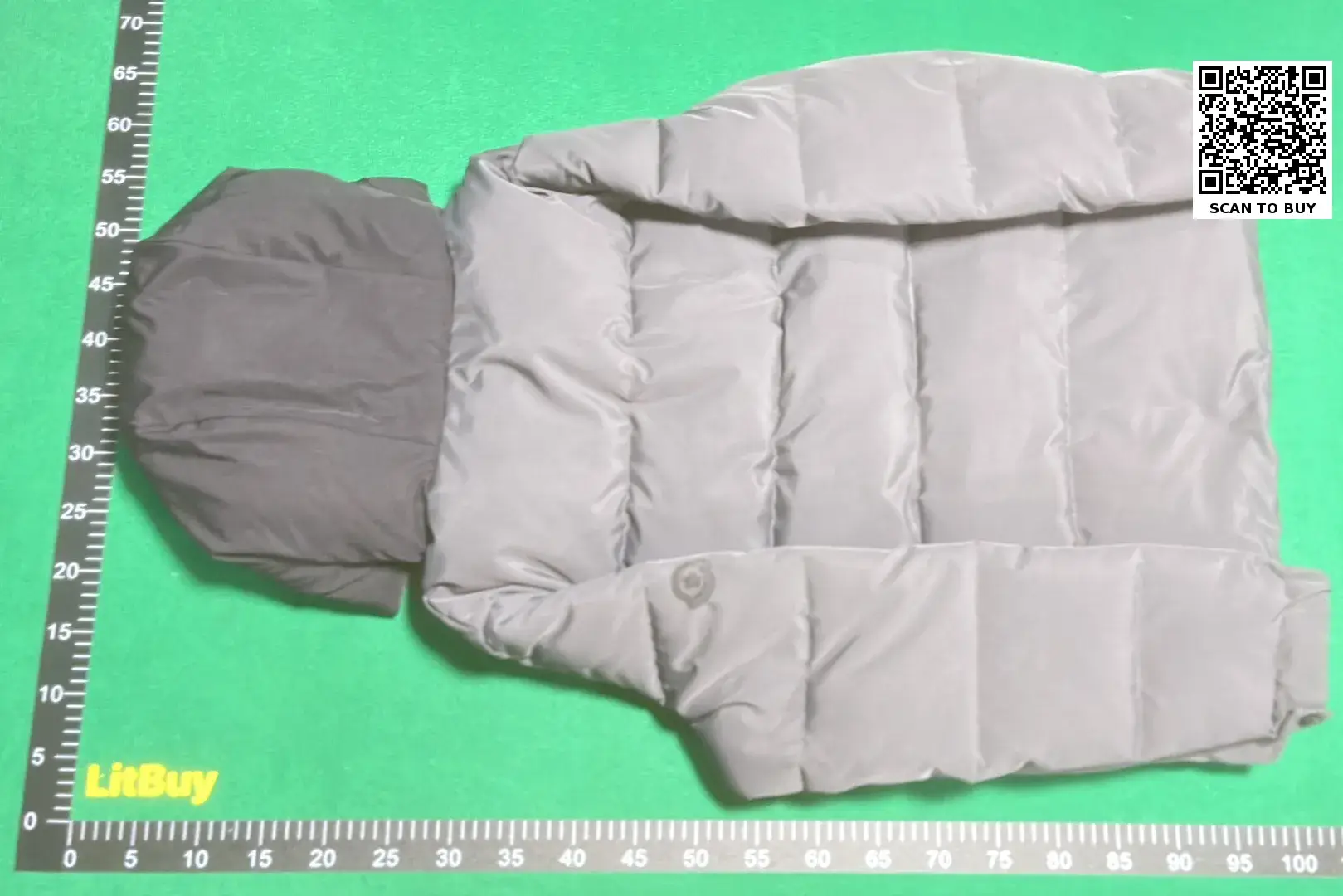 Mon Color blocked short down jacket-L  in the Best OopBuy Spreadsheet QC photos