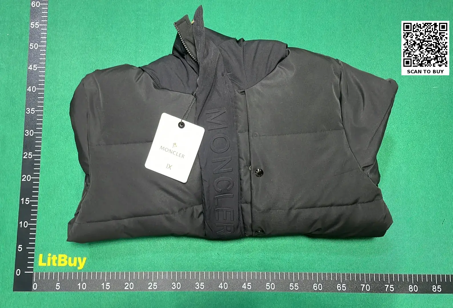 Mon Color blocked short down jacket-L  in the Best OopBuy Spreadsheet QC photos