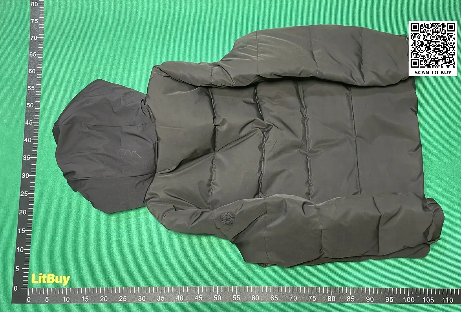 Mon Color blocked short down jacket-L  in the Best OopBuy Spreadsheet QC photos