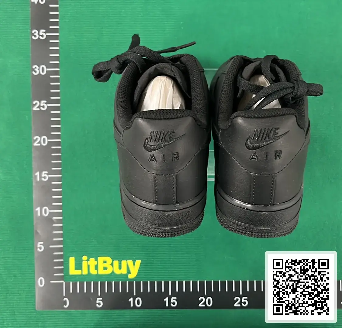  🔥1:1 batch Nike Air Force 1 Low Triple Black W – QC photos preview | CnFans  | 7480801477