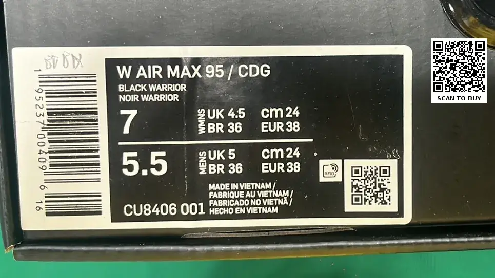 🔥1:1 batch Nike Air Max 95  in the Best OopBuy Spreadsheet QC photos