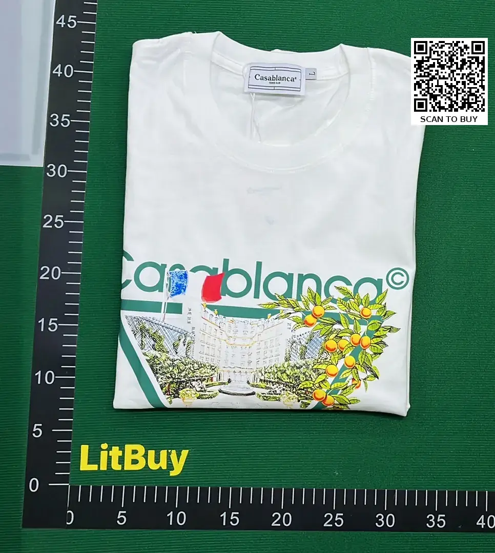 Casablanca T-shirt tee （40+）  in the Best OopBuy Spreadsheet QC photos