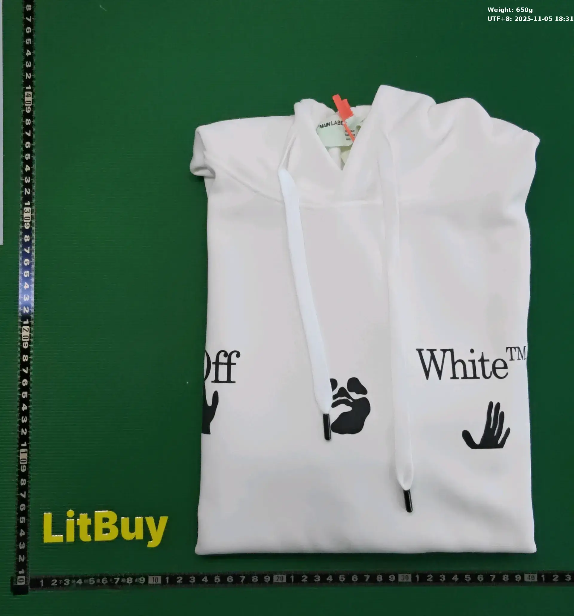 Off-White Hoodie （5+）  in the Best OopBuy Spreadsheet QC photos