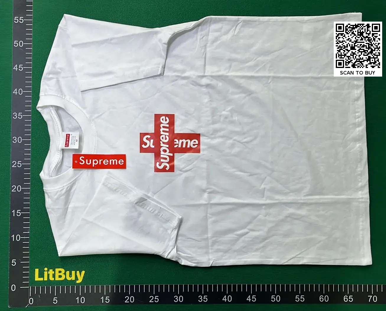 Supreme T-shirt tee （35+）  in the Best OopBuy Spreadsheet QC photos