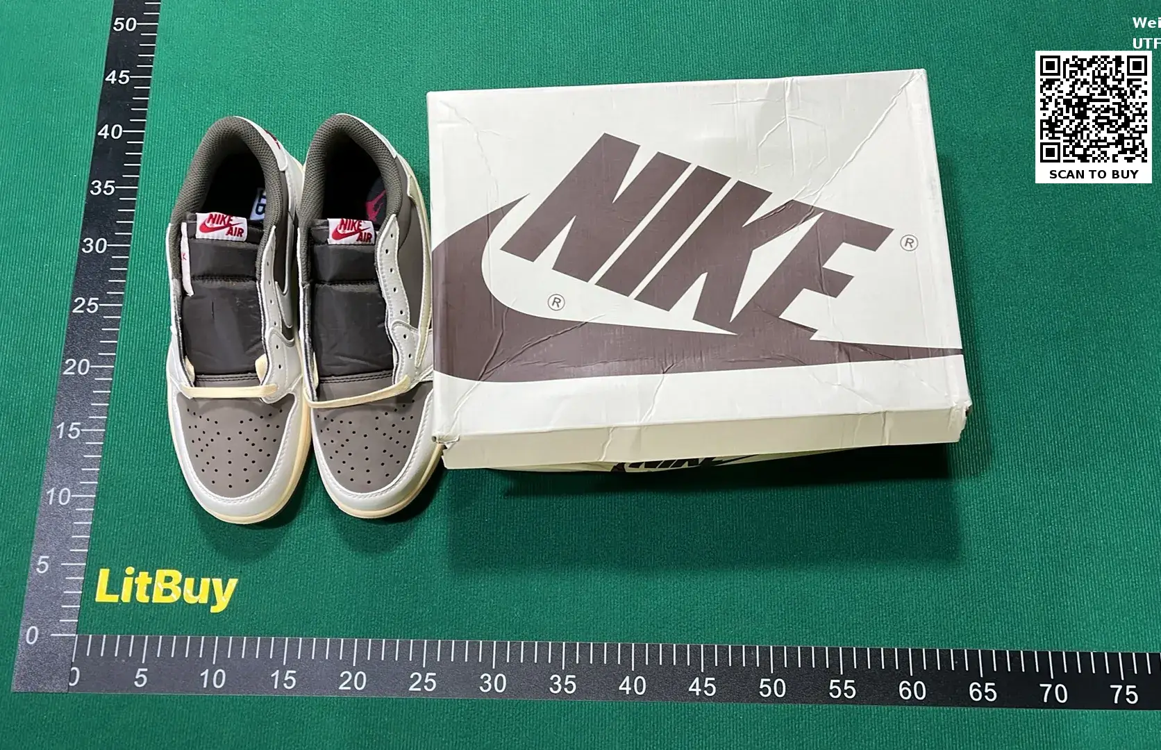 ** Ba**h Jor**n x Tr***s S**ott 1 Hi*h O* *P  in the Best OopBuy Spreadsheet QC photos