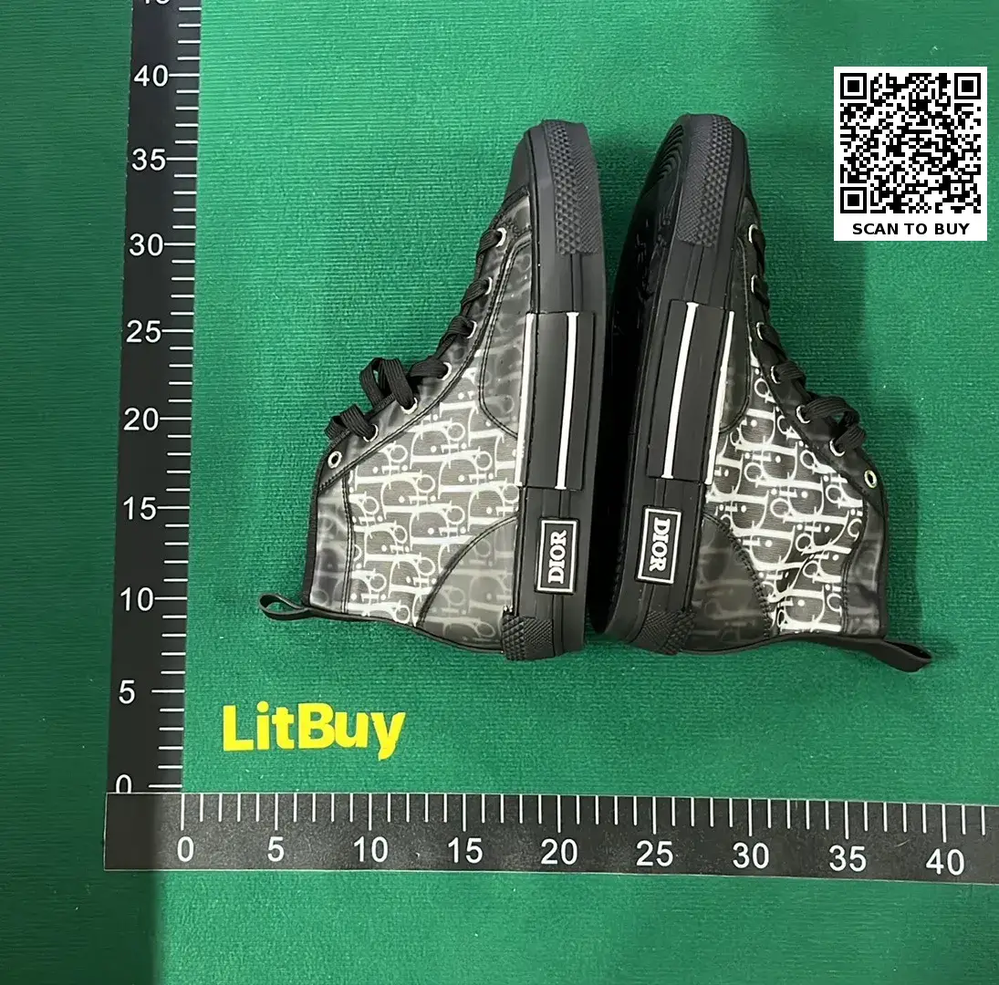  🔥1:1 batch Dhome high top shoes breathable canvas shoes white shoes，flat bottom printed letter sports shoes-P4M – QC photos preview | CnFans  | 7528802776