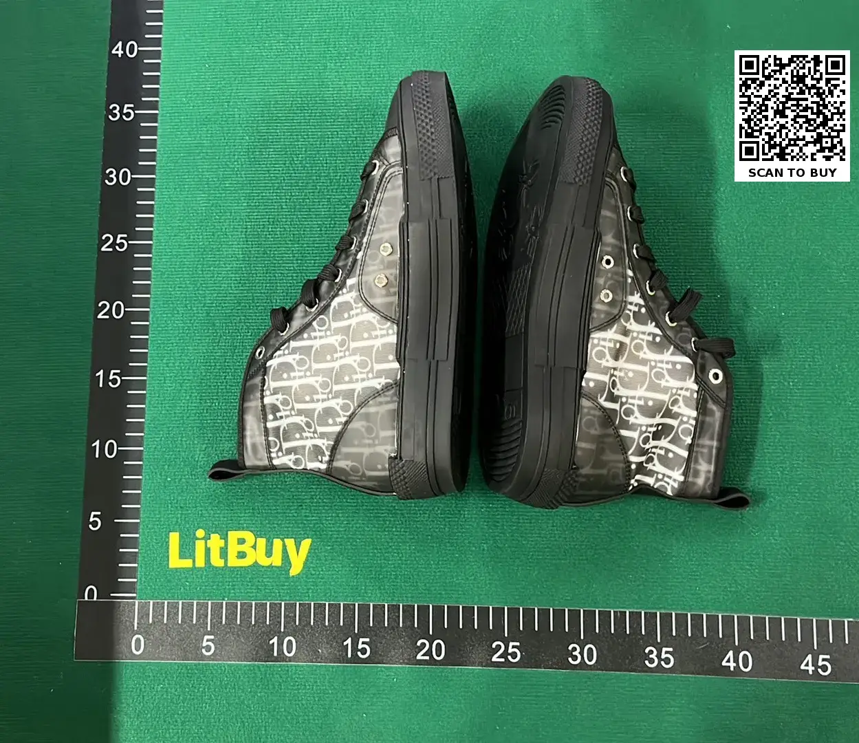  🔥1:1 batch Dhome high top shoes breathable canvas shoes white shoes，flat bottom printed letter sports shoes-P4M – QC photos preview | CnFans  | 7528802776