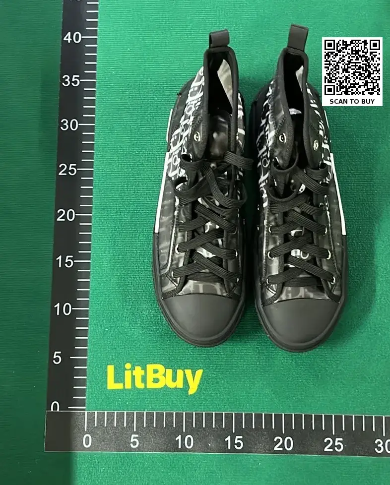  🔥1:1 batch Dhome high top shoes breathable canvas shoes white shoes，flat bottom printed letter sports shoes-P4M – QC photos preview | CnFans  | 7528802776