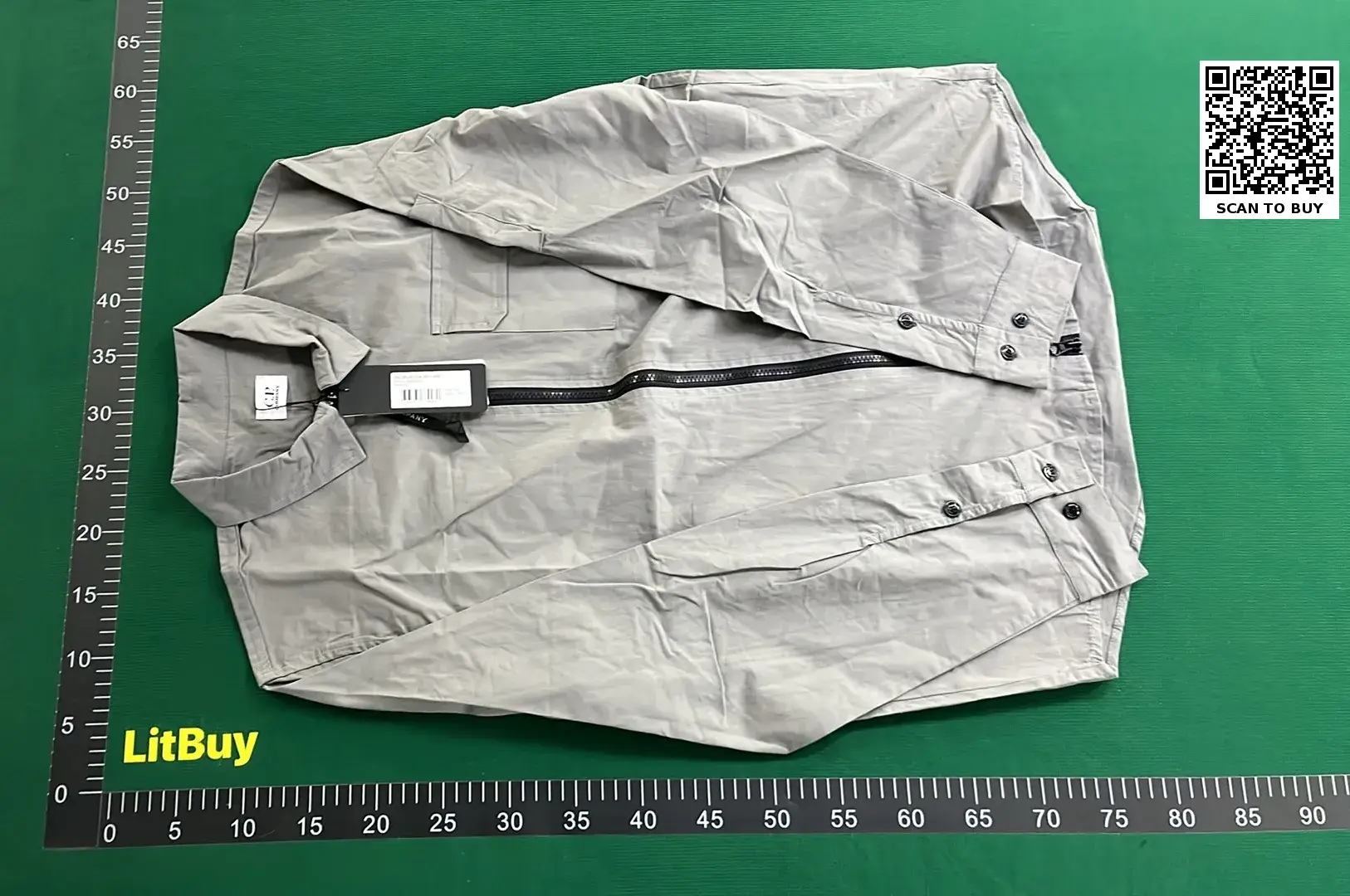 1:1 Batch C.P Hooded Sweatshirt Zip-Up Jacket  in the Best OopBuy Spreadsheet QC photos