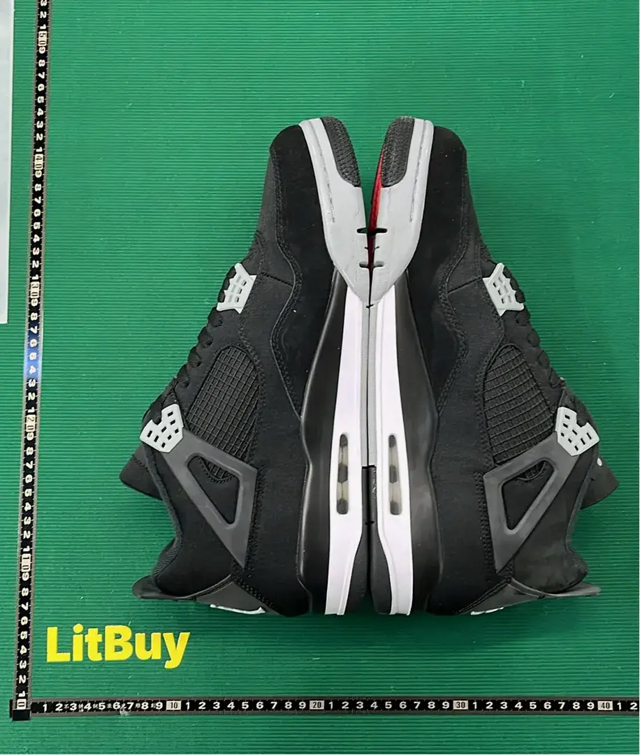 🔥1:1 batch Jordan Air Jordan 4 Retro"Bred Reimagined"  in the Best OopBuy Spreadsheet QC photos