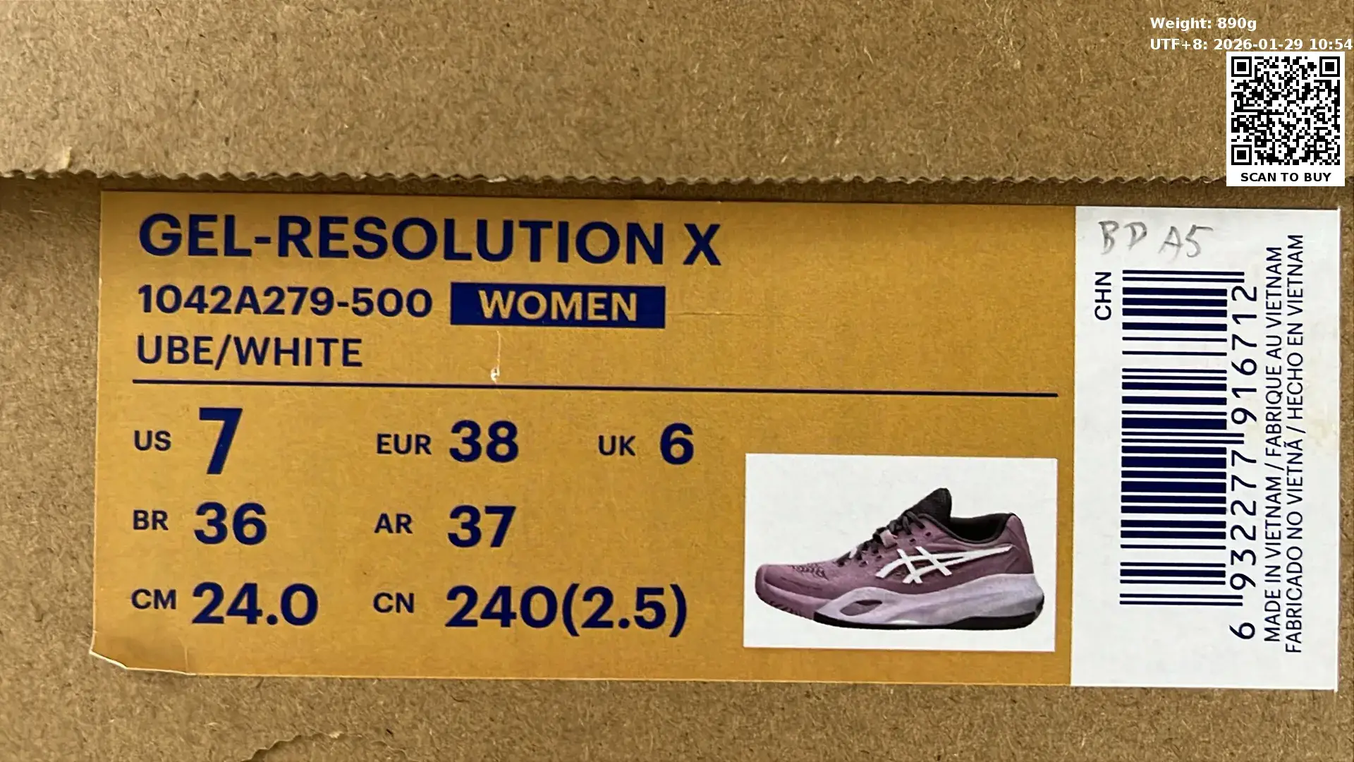 🔥1:1 batch Asics Gel Resolution 9   in the Best OopBuy Spreadsheet QC photos