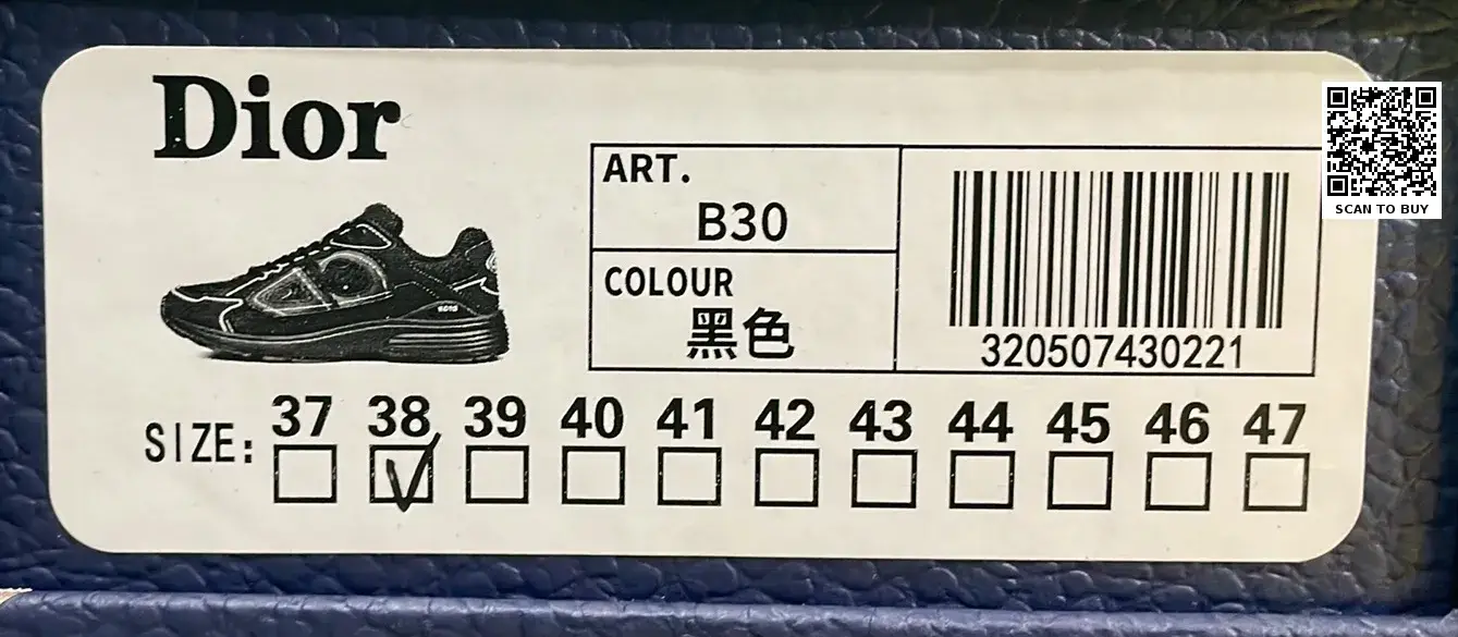 Dior B30 （10+）  in the Best OopBuy Spreadsheet QC photos