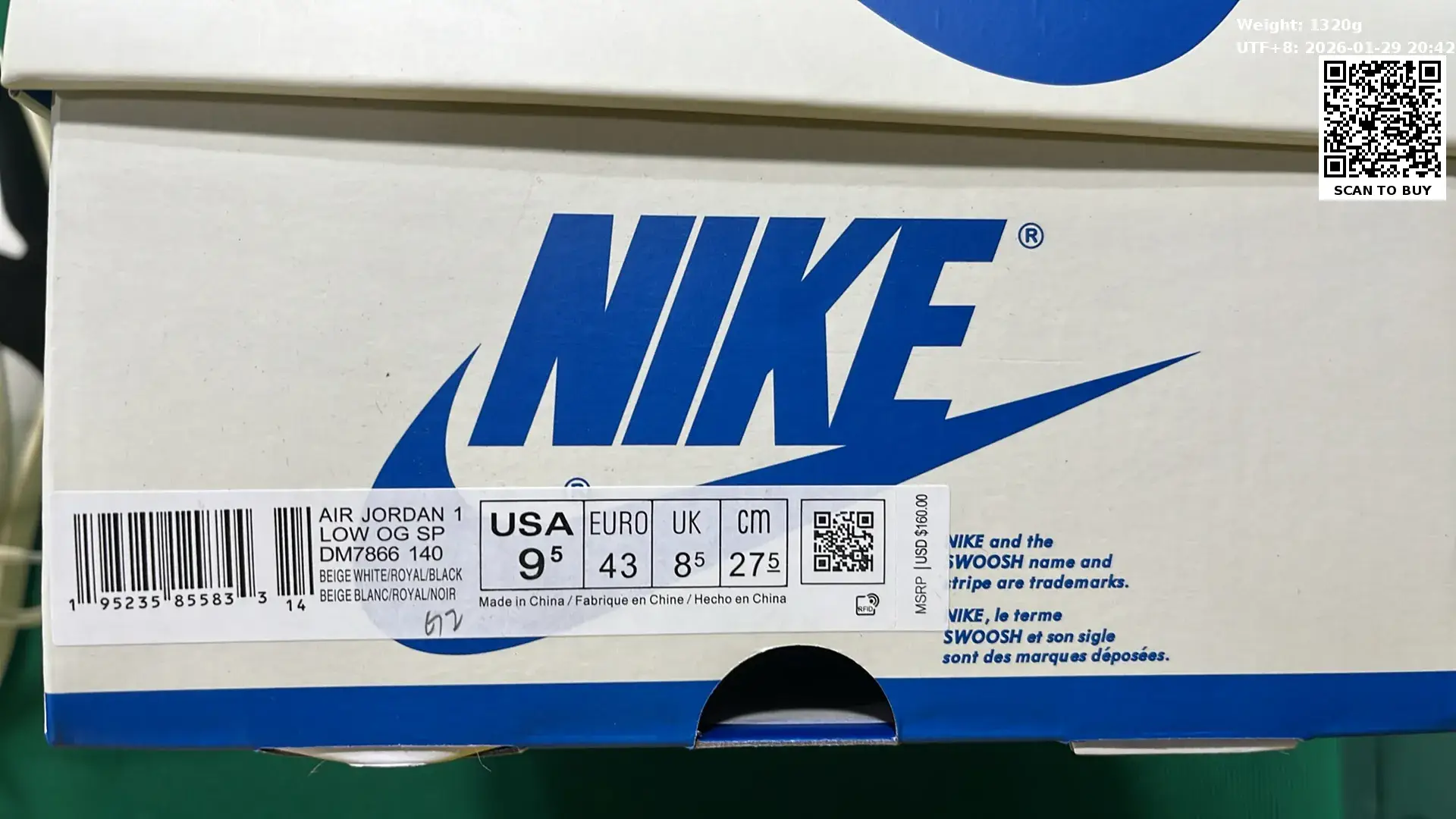 🔥1:1 batch Jordan Air Jordan 1  in the Best OopBuy Spreadsheet QC photos