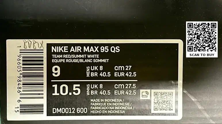 🔥1:1 batch Nike Air Max 95  in the Best OopBuy Spreadsheet QC photos
