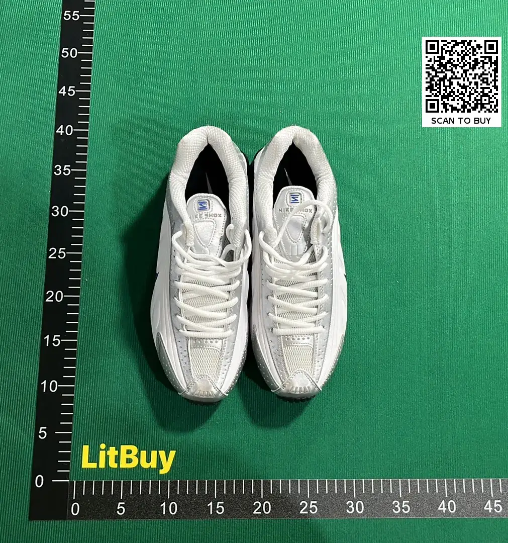 🔥1:1 batch Nike Shox R4&ldquo;White/Volt&rdquo;  in the Best OopBuy Spreadsheet QC photos
