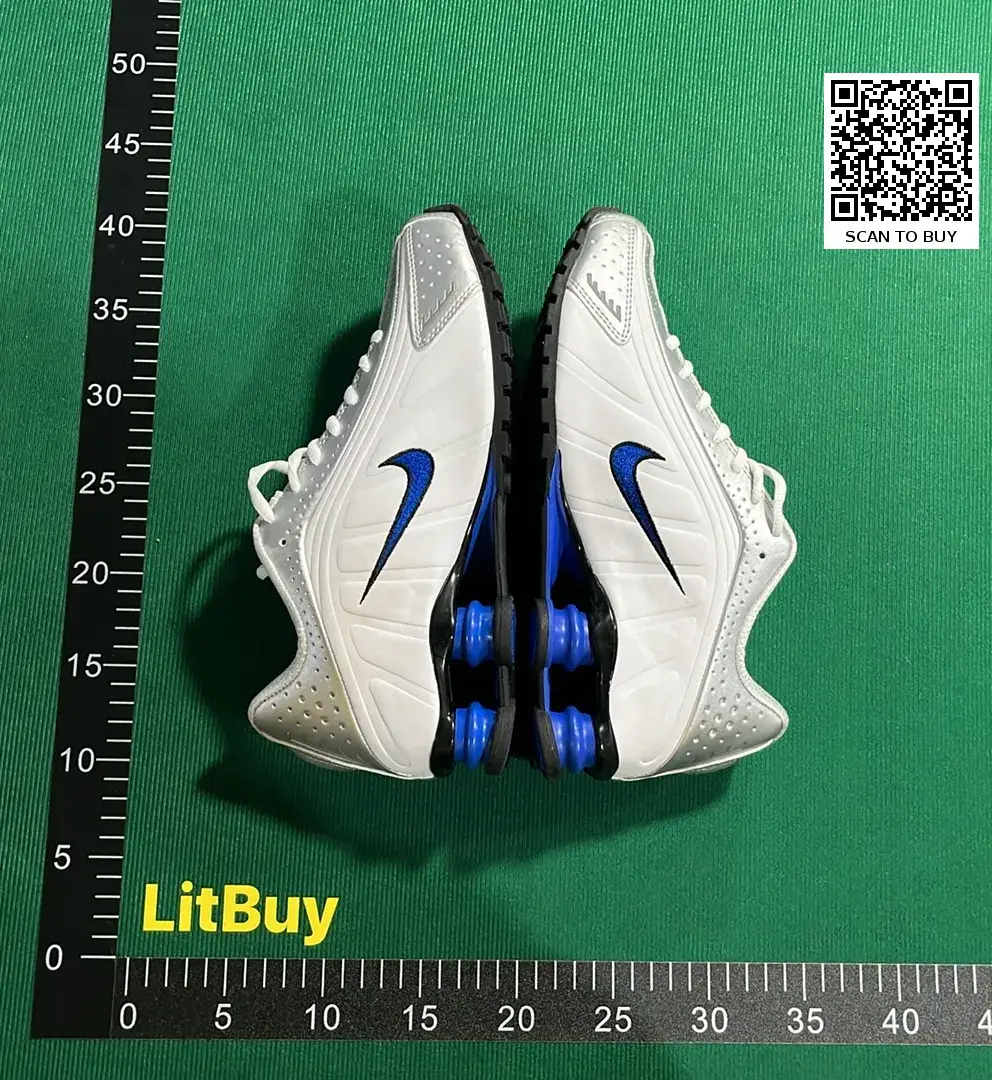 🔥1:1 batch Nike Shox R4&ldquo;White/Volt&rdquo;  in the Best OopBuy Spreadsheet QC photos