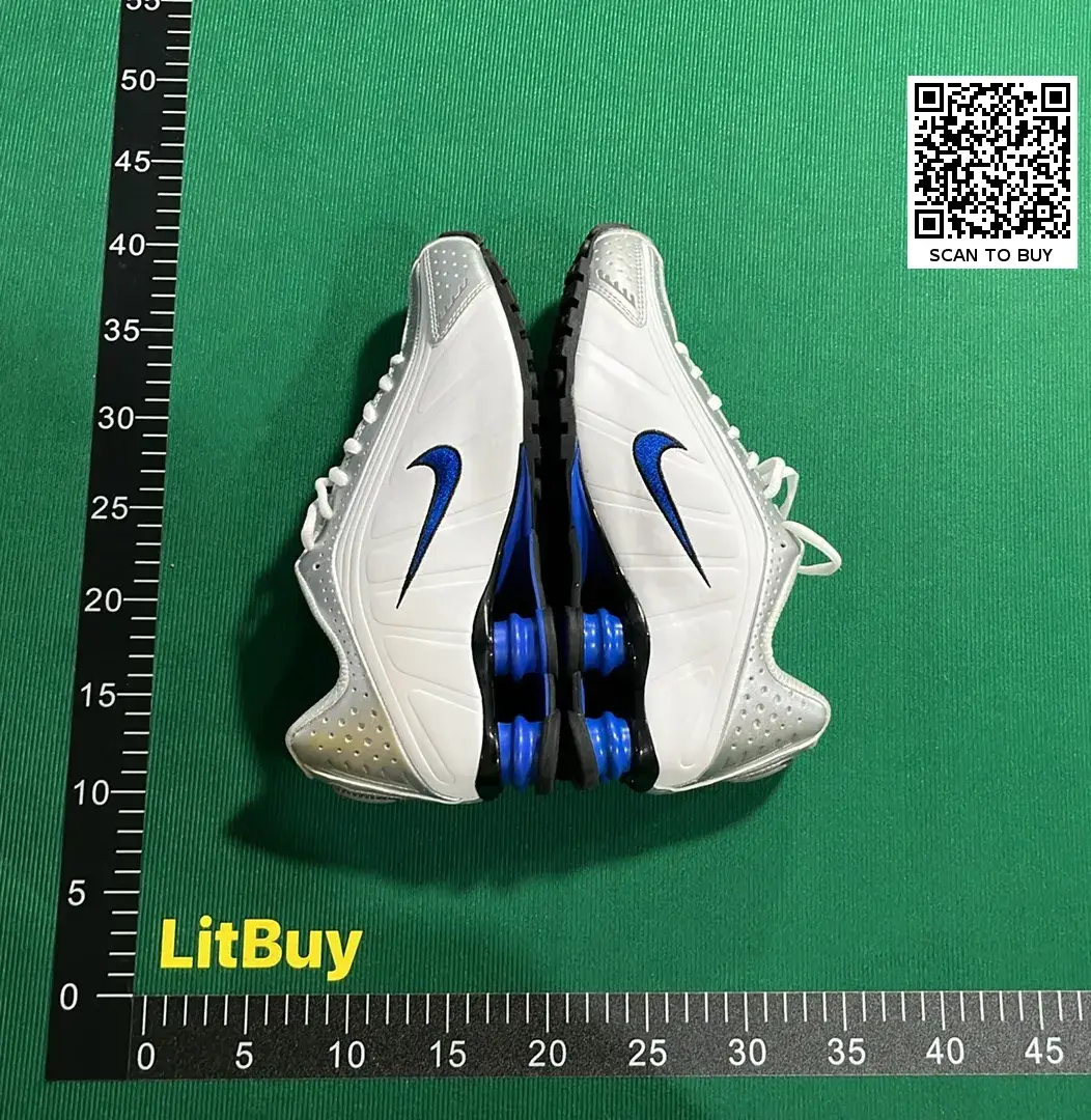🔥1:1 batch Nike Shox R4&ldquo;White/Volt&rdquo;  in the Best OopBuy Spreadsheet QC photos