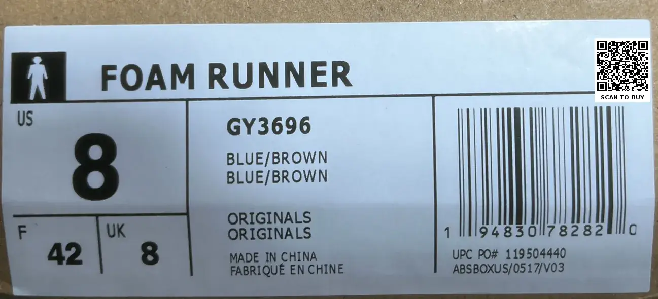 Adidas Originals Yeezy Foam Runner（10+）  in the Best OopBuy Spreadsheet QC photos