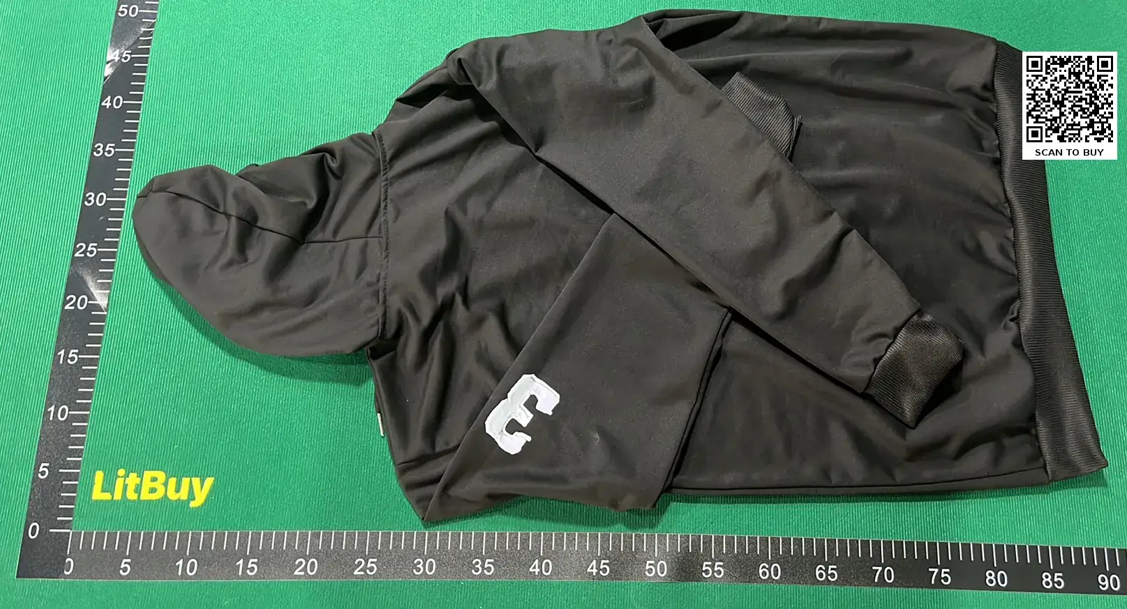 3D Print Zip-Up Sweatshirt  in the Best OopBuy Spreadsheet QC photos