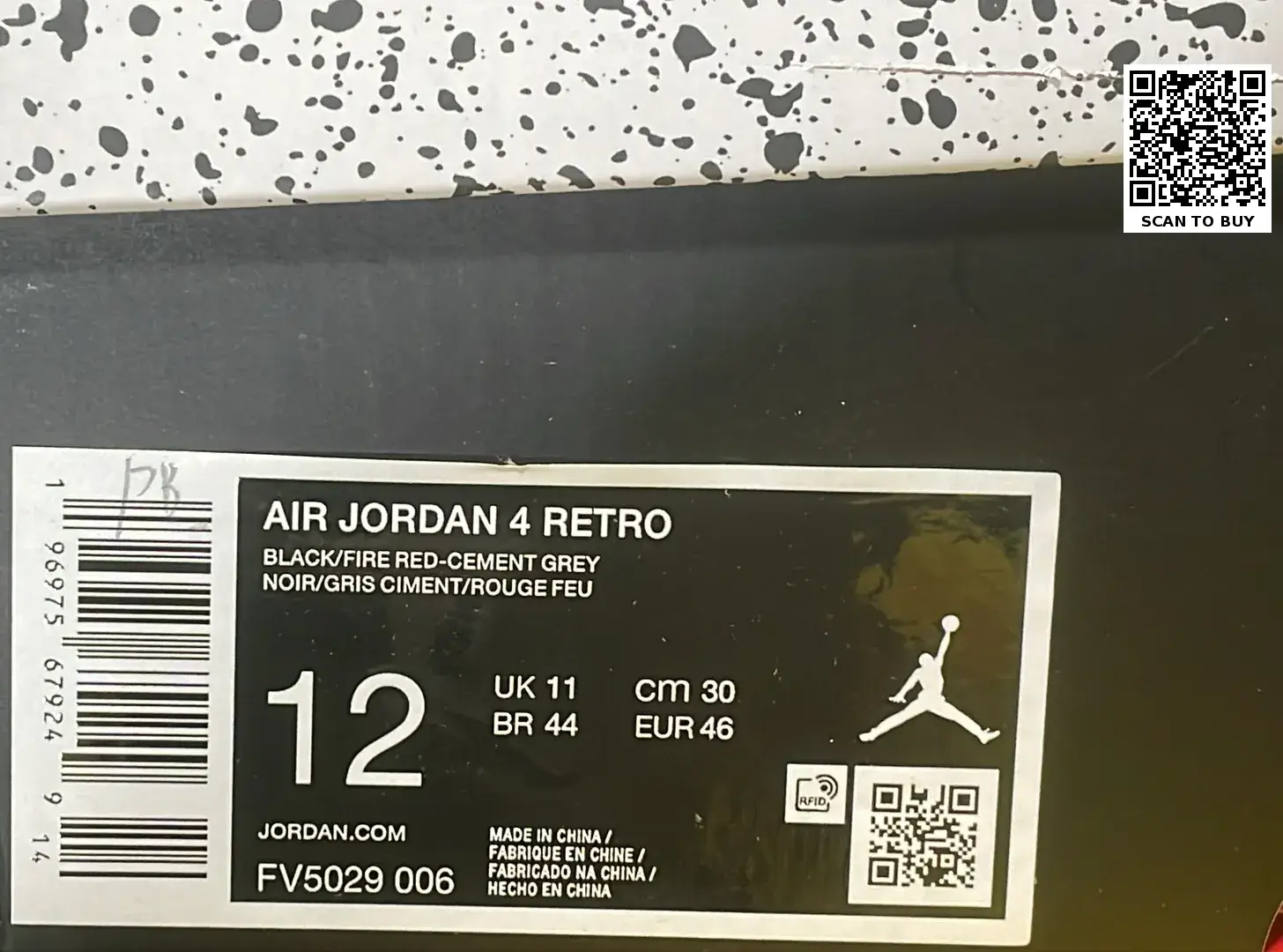 🔥1:1 batch Jordan Air Jordan 4 Retro"Bred Reimagined"  in the Best OopBuy Spreadsheet QC photos