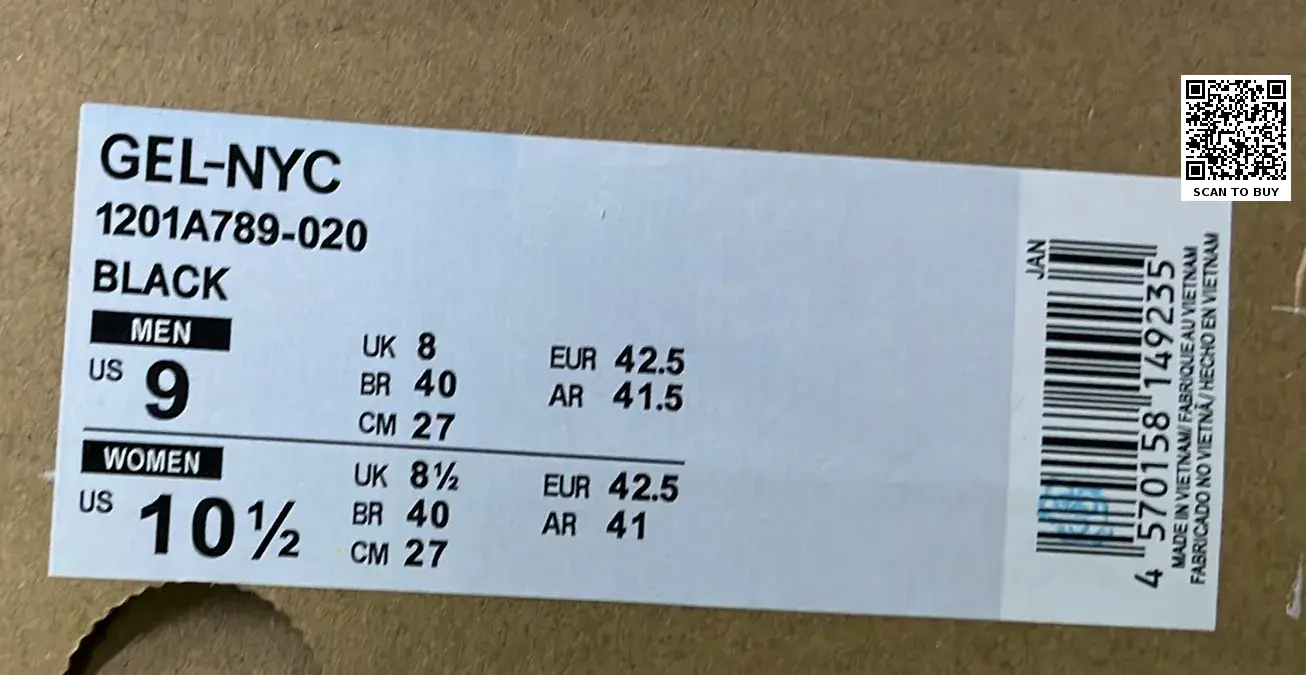 1:1 Batch Asics GEL-NYCshoes  in the Best OopBuy Spreadsheet QC photos