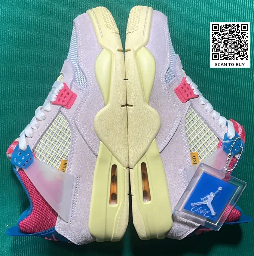 🔥1:1 batch Union x Jordan Air Jordan 4 4 retro sp"quava ice"  in the Best OopBuy Spreadsheet QC photos