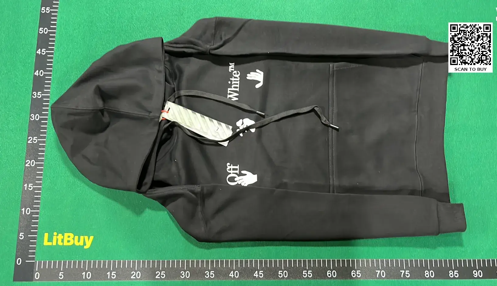 Off-White Hoodie （5+）  in the Best OopBuy Spreadsheet QC photos